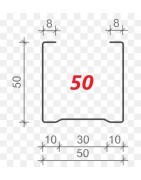 Преградна стена с 50 мм. профил