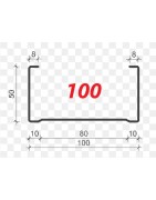 Преградна стена с 100 мм. профил